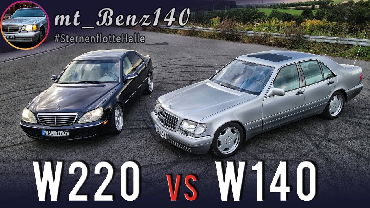 Vergleich: W220 und W140 S-Klasse I 10 Jahre Unterschied I Youngtimer & Klassiker | mt_Benz140