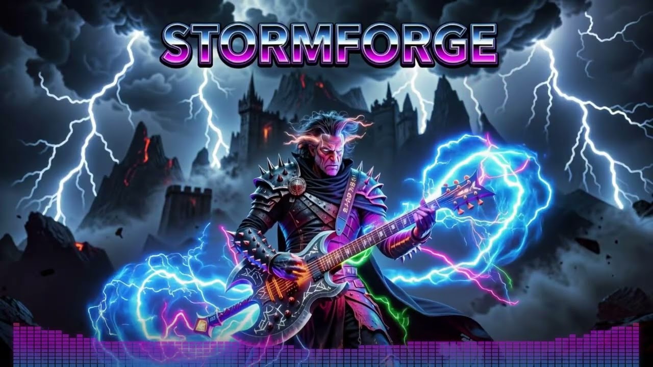 STORMFORGE | Synthwave x Heavy Metal Mix | Retro 80s Fantasy