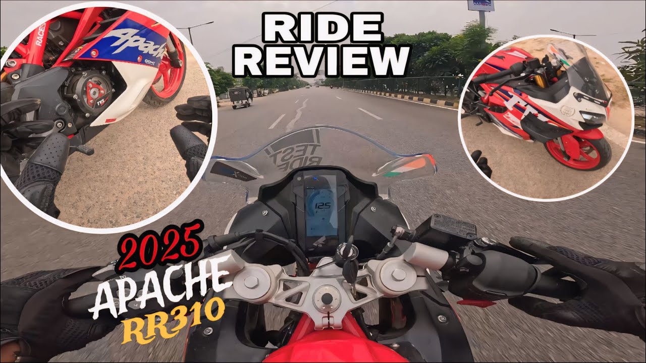 ALL NEW TVS APACHE RR 310 2025 FIRST RIDE REVIEW | DYNAMIC KIT AND PRO DYNAMIC KIT??
