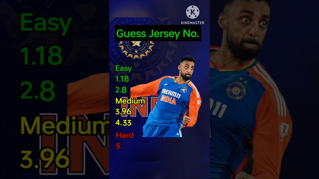 Guess jersey no. of 5 champion Indian cricketer #cricket #championstrophy2025 #viratkohli