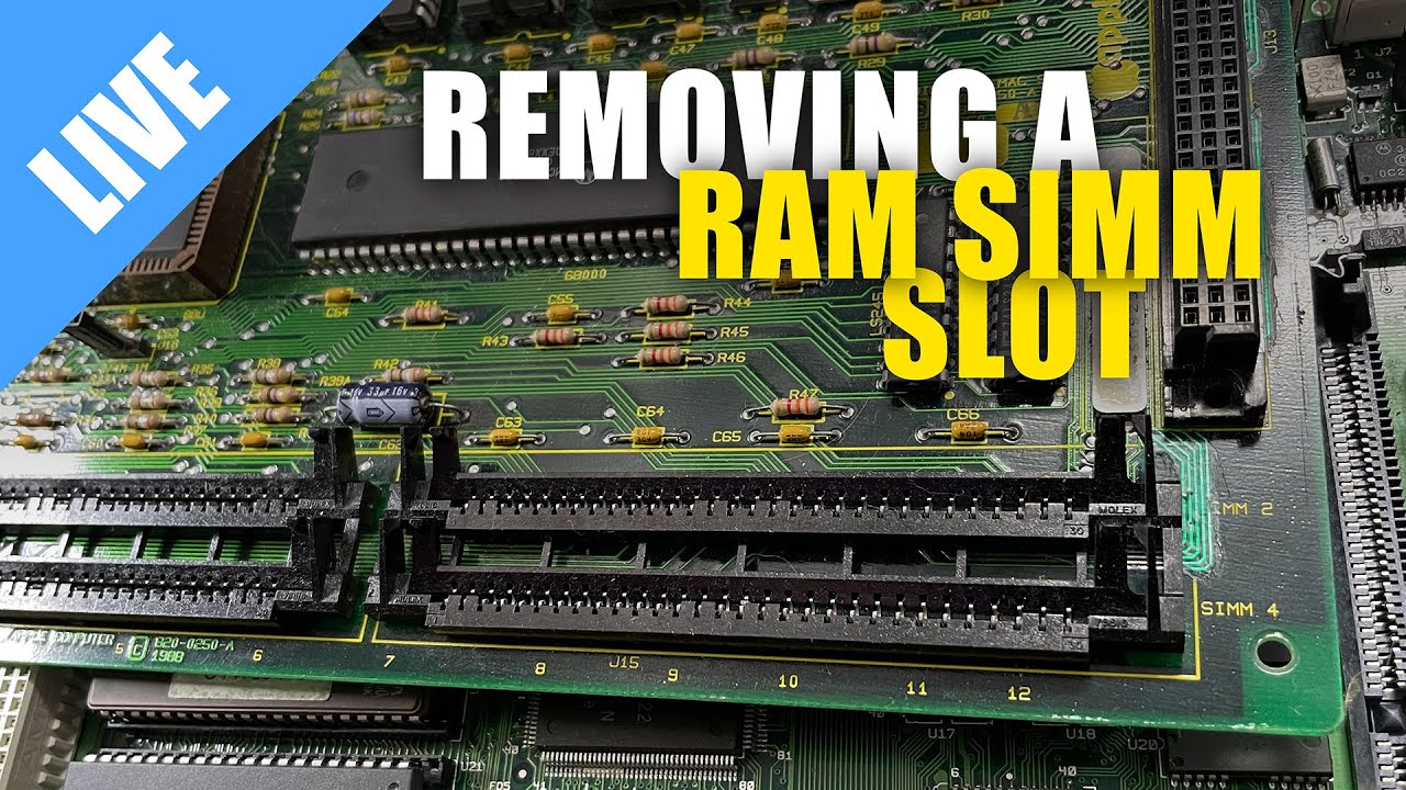 Removing a RAM SIMM slot