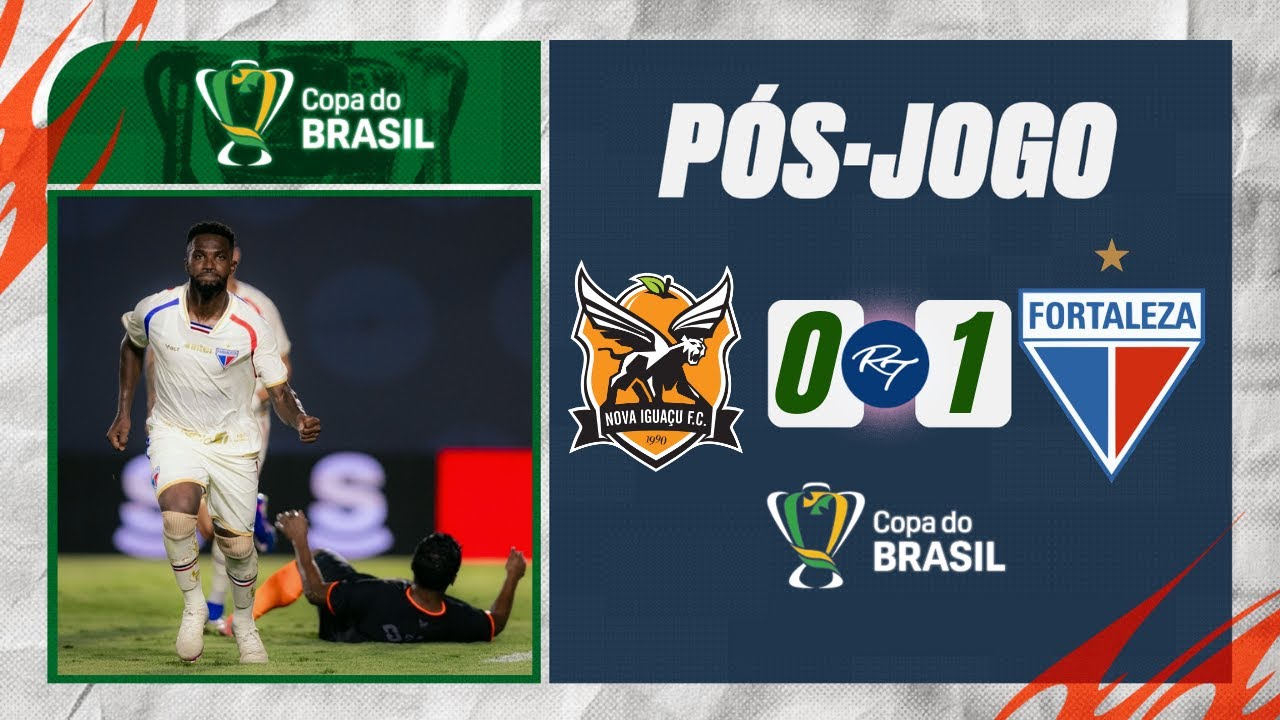 PÓS JOGO -  #NOVA IGUAÇU-RJ 0X1 #FORTALEZA - 3ª FASE #copadobrasil