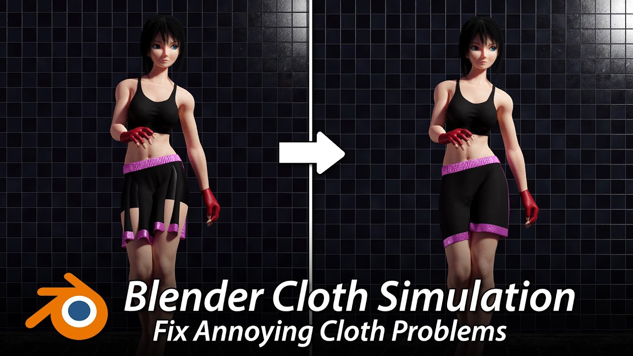Blender Cloth Simulations: Fixing Simulation Problems