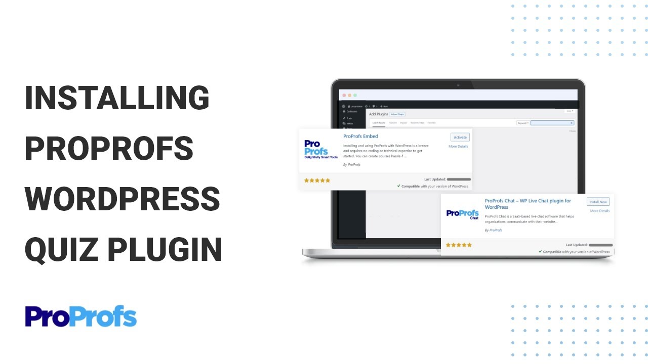 How to Install ProProfs WordPress Quiz Plugin
