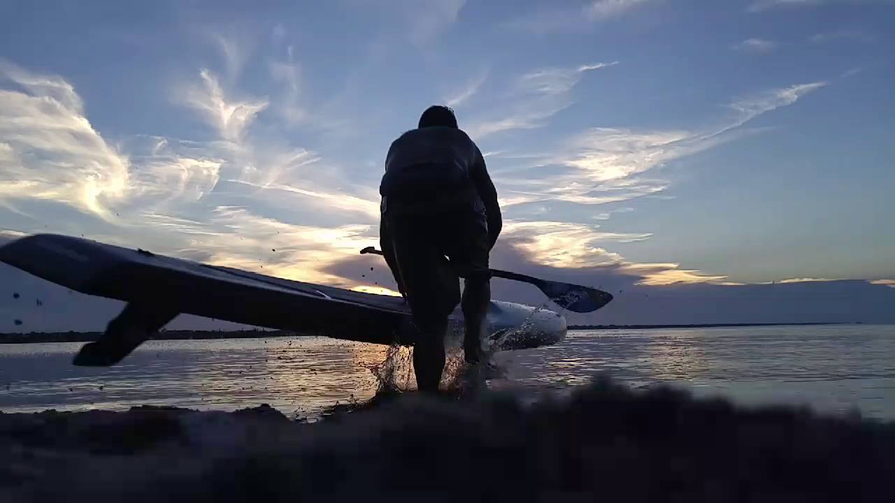 Travis Kindt SUP Race Buoy Turn Training Stuart Florida Paddle Boarding