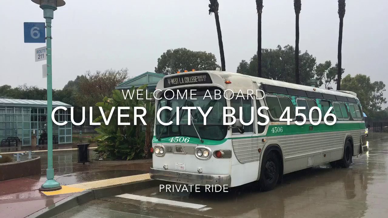 (SPECIAL) Culver City Bus 1969 GMC T6H-4521A New Look (Fishbowl) #4506 | Coin Lloyd's Transit Hub