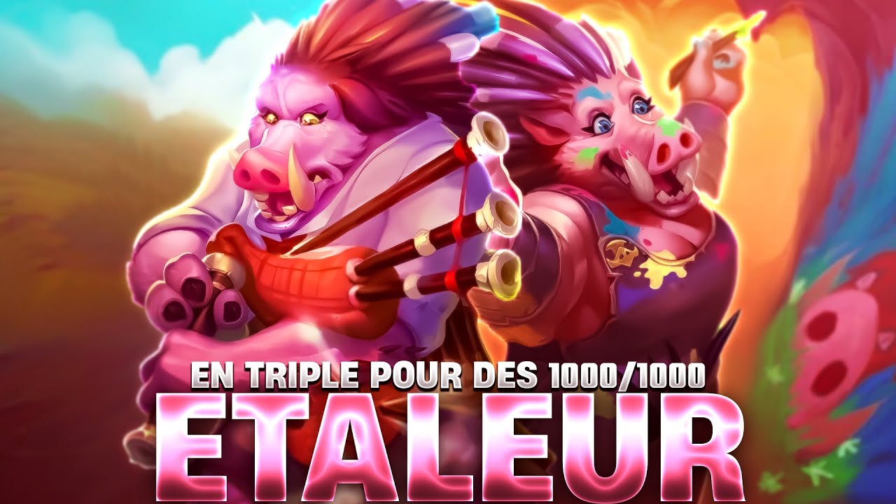 TRIPLE ETALEUR DORE POUR DES 1000/1000 | Maverick Hearthstone Battlegrounds