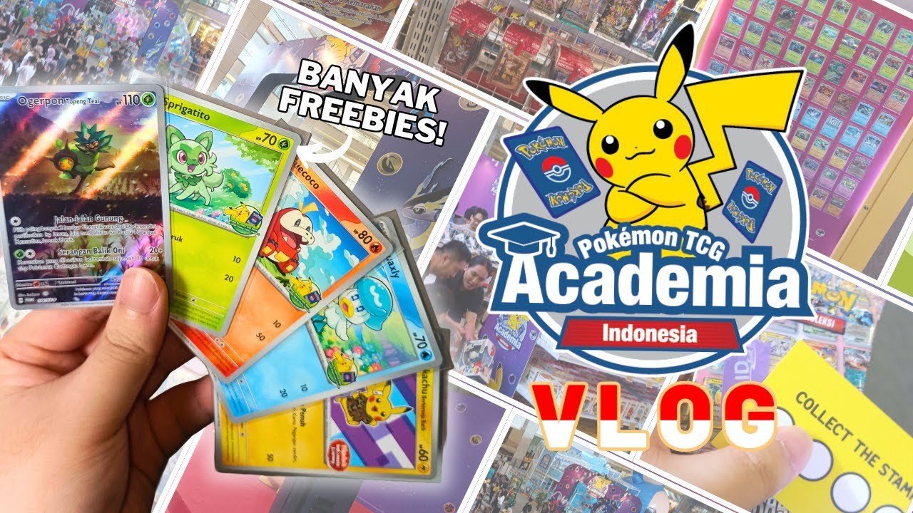 Cara LANGSUNG JAGO Main Kartu TCG Pokemon! Vlog Keliling Pokemon TCG Academia Mall Taman Anggrek