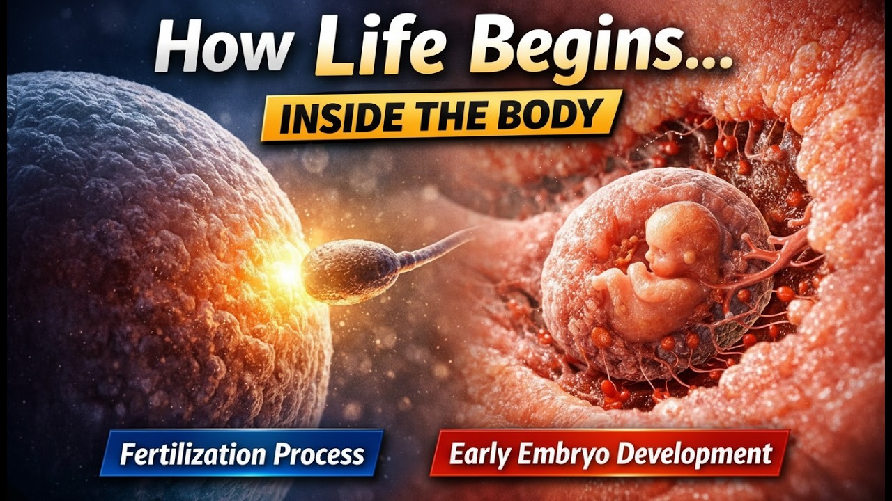 The Hidden Moment Life Begins | Real Journey Inside the Human Body (HD)