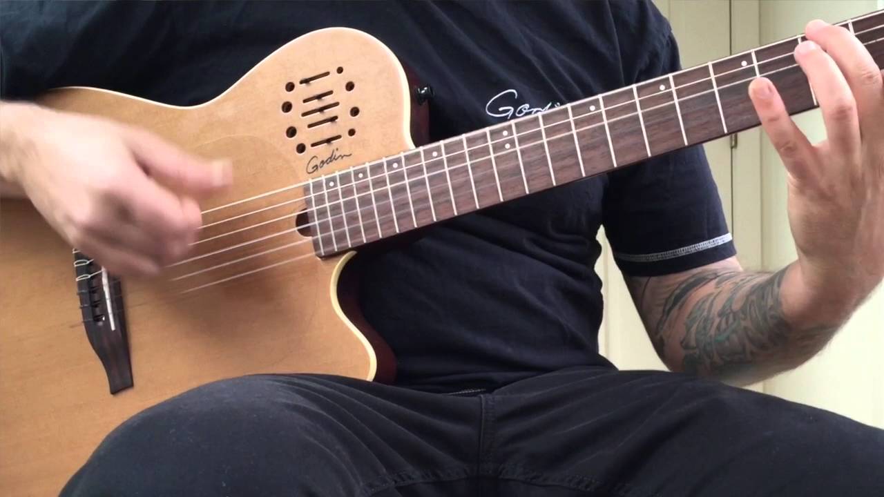 Rebel Yell - Billy Idol - Ben Woods Flamenco GODIN guitar