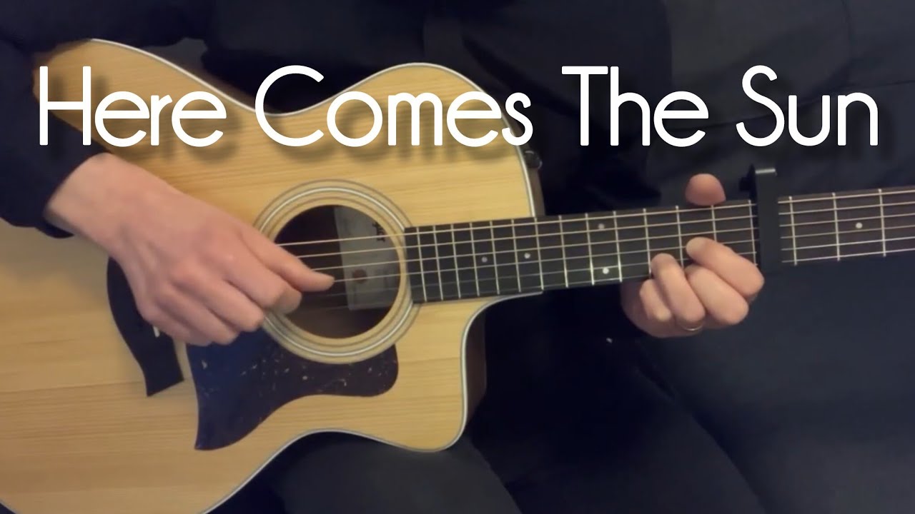 Here Comes The Sun - fingerstyle guitar cover (FREE tabs in description!)