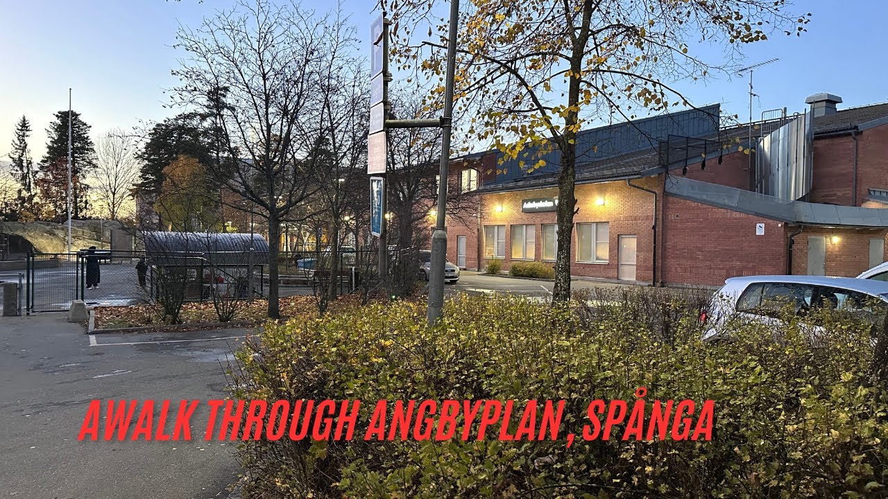 A walk through Angbyplan, Spånga