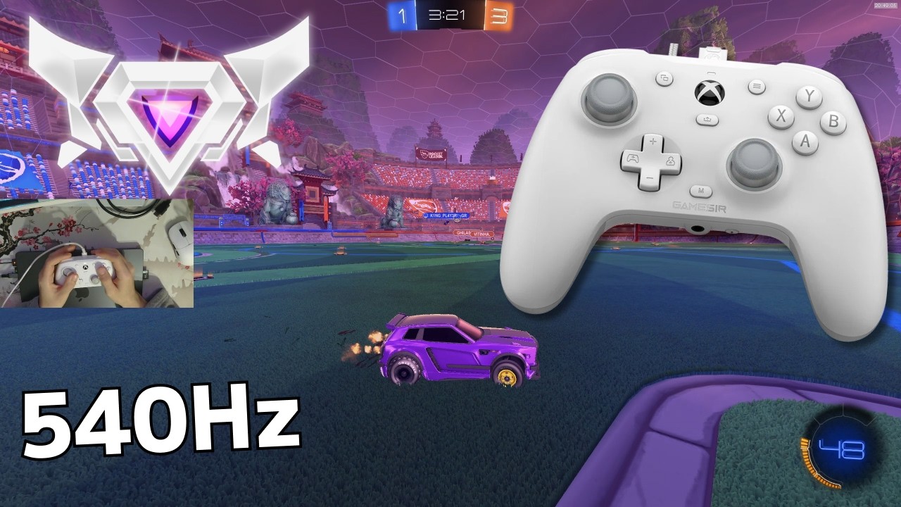 GameSir G7 HE ASMR 😴 Rocket League Ranked 🏆 Satisfying 360 FPS 4K