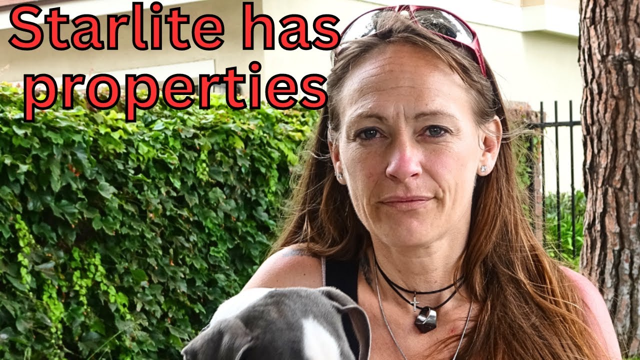Starlite owns properties but lives on the street for now