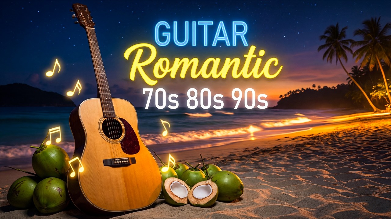 Best Romantic Guitar Love Songs (Intrumental) with Romantic Vibes and Seaside Beauty