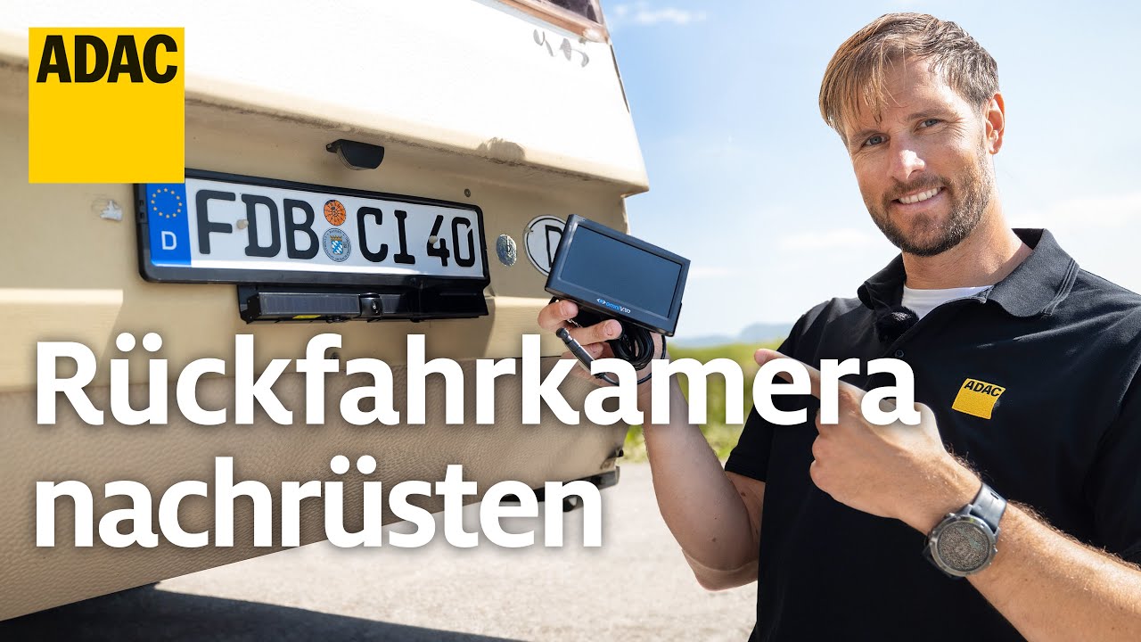 Rückfahrkamera nachrüsten: In nur 5 Minuten am Autoanhänger/Fahrradheckträger montiert! | ADAC