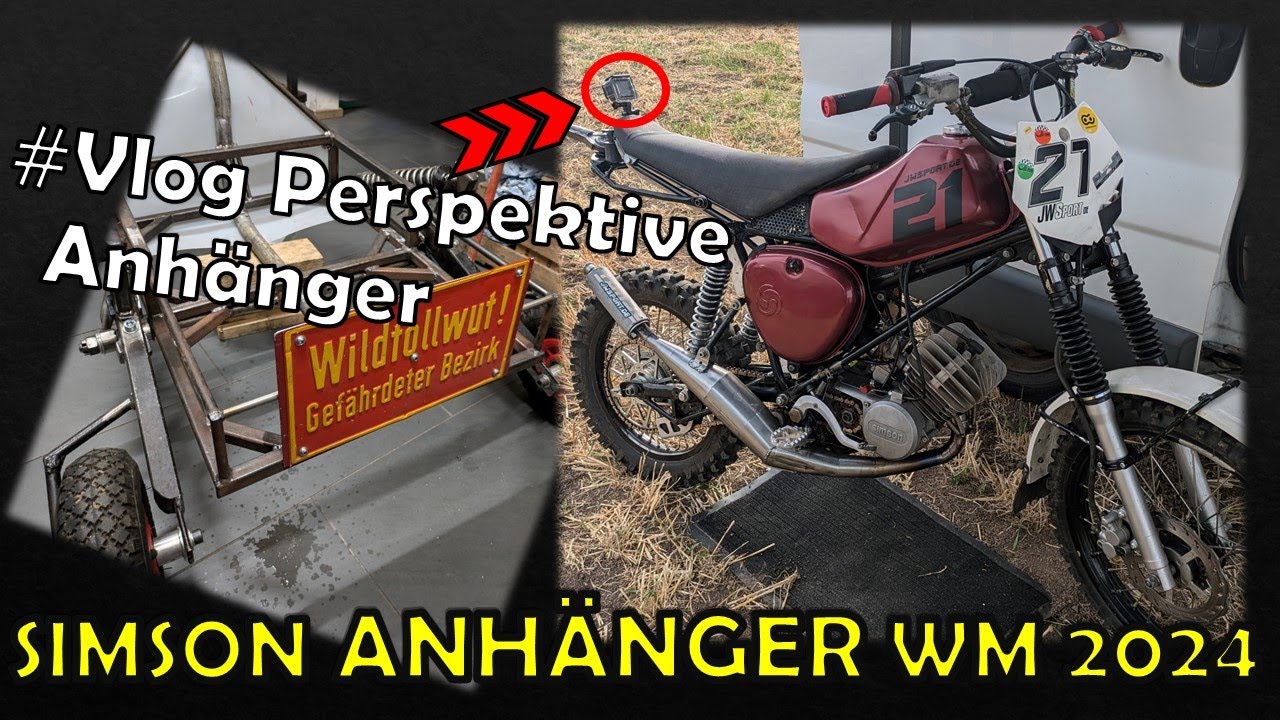 SIMSON ANHÄNGER leider zerrissen?! Was war los bei der WM 2024? Open Klasse mit 70ccm JWSport Retro!