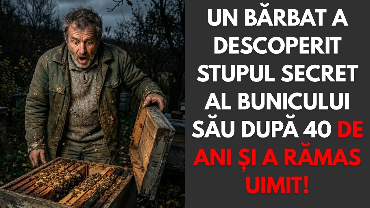 Un bărbat a descoperit stupul secret al bunicului său după 40 de ani și a rămas uimit!
