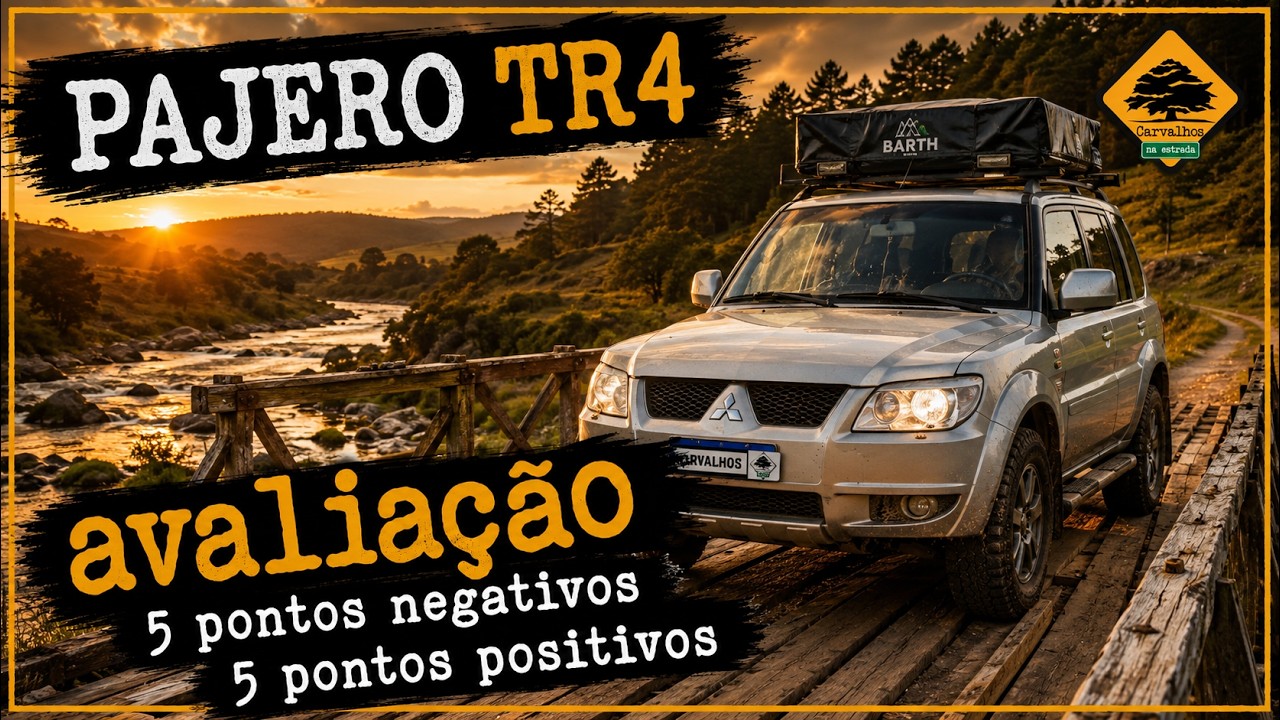 PAJERO TR4 - 5 pontos positivos e 5 pontos negativos da valente Pajero TR4