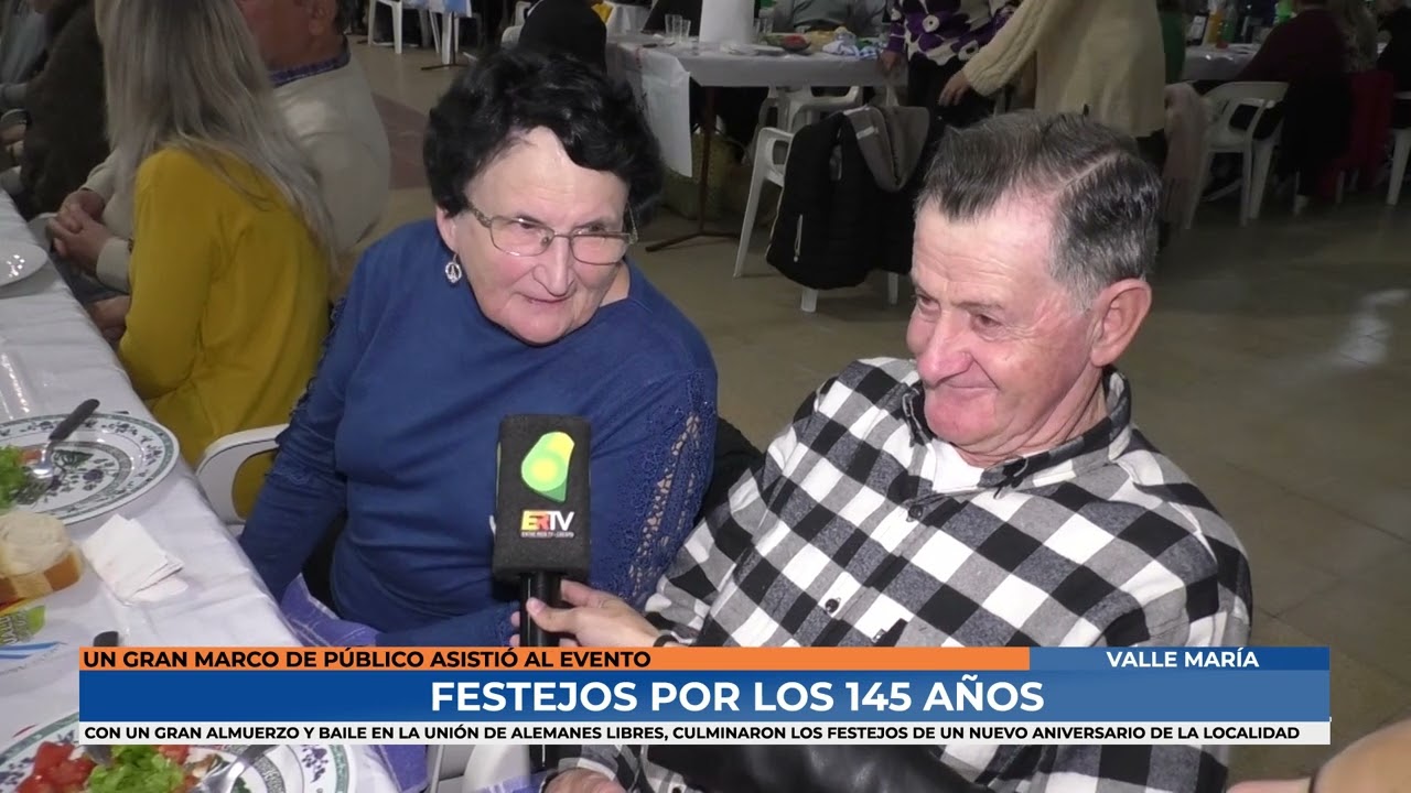 Valle María - Festejos por el 145 aniversario de la localidad