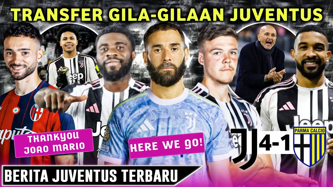 Gila! Juve Borong Jeremie Boga & Emil Holm 😱 Karim Benzema Nyusul 🤩 Juve Permalukan Palma 🥳 Juventus