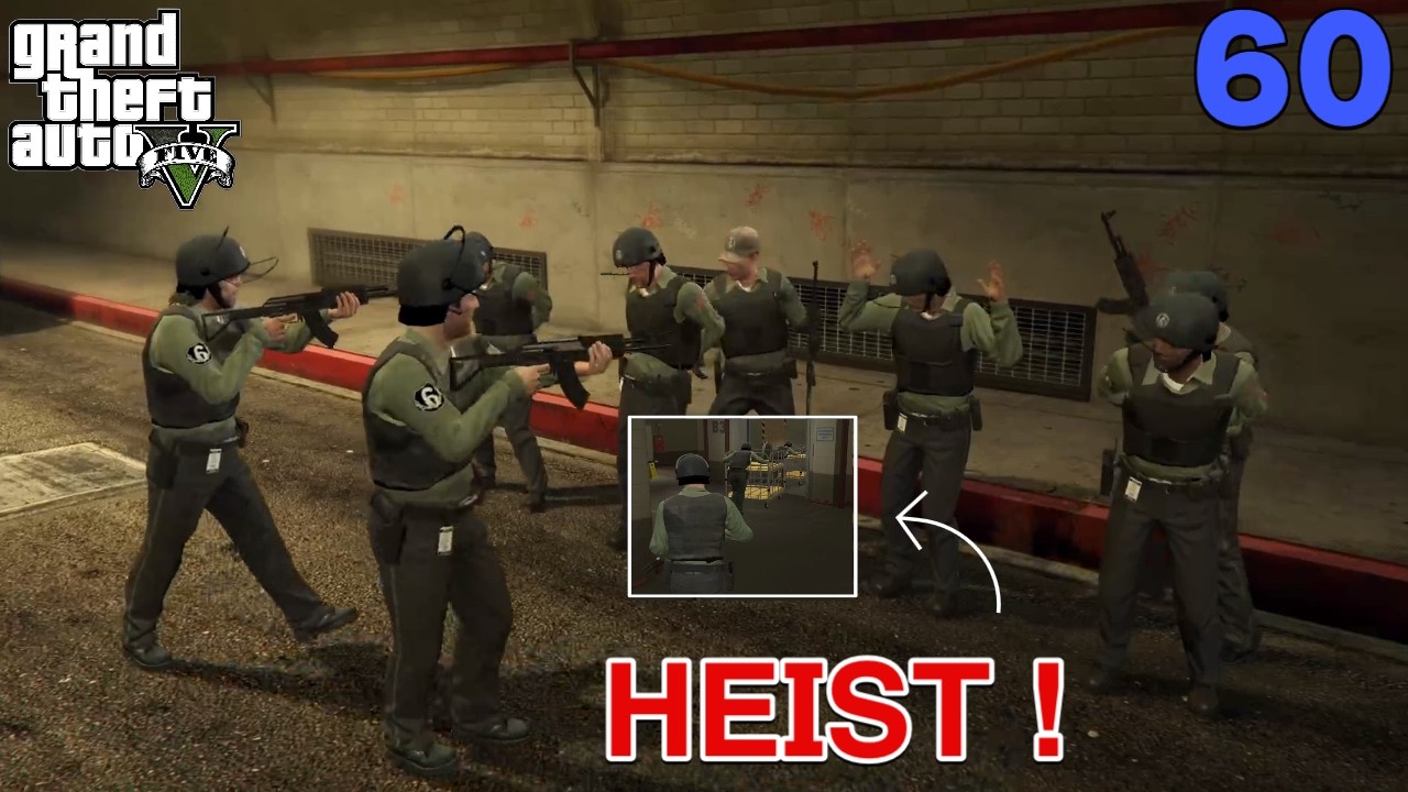 Heist At Union Depository In Los Santos | Gta 5 Gameplay