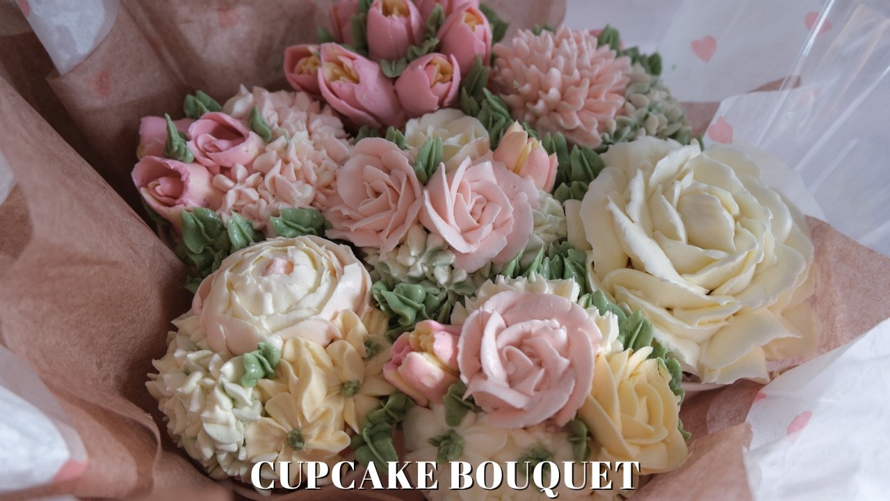 How to Make a Cupcake Flower Bouquet