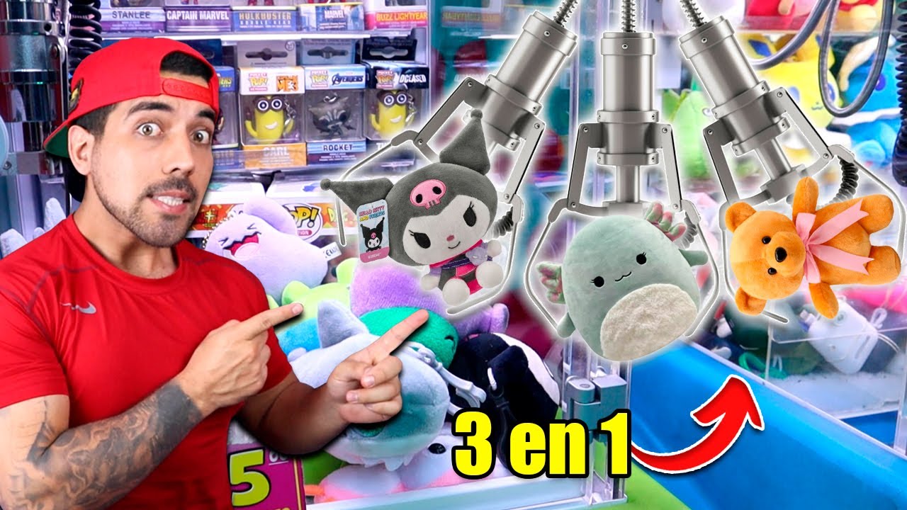 ¡LA MÁQUINA DE GARRA TRIPLE!