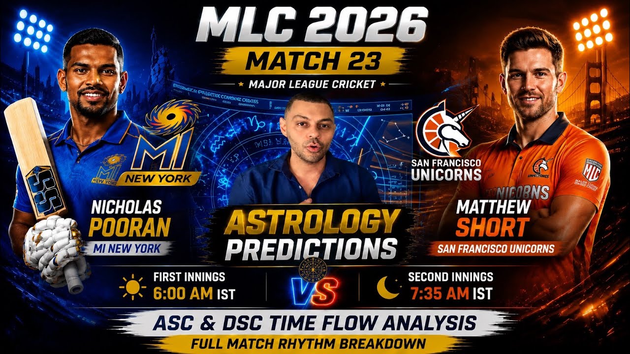 MI NY vs SF Unicorns Match Prediction| MLC 2026|MI New york vs San Fransisco|Astrology Numerology