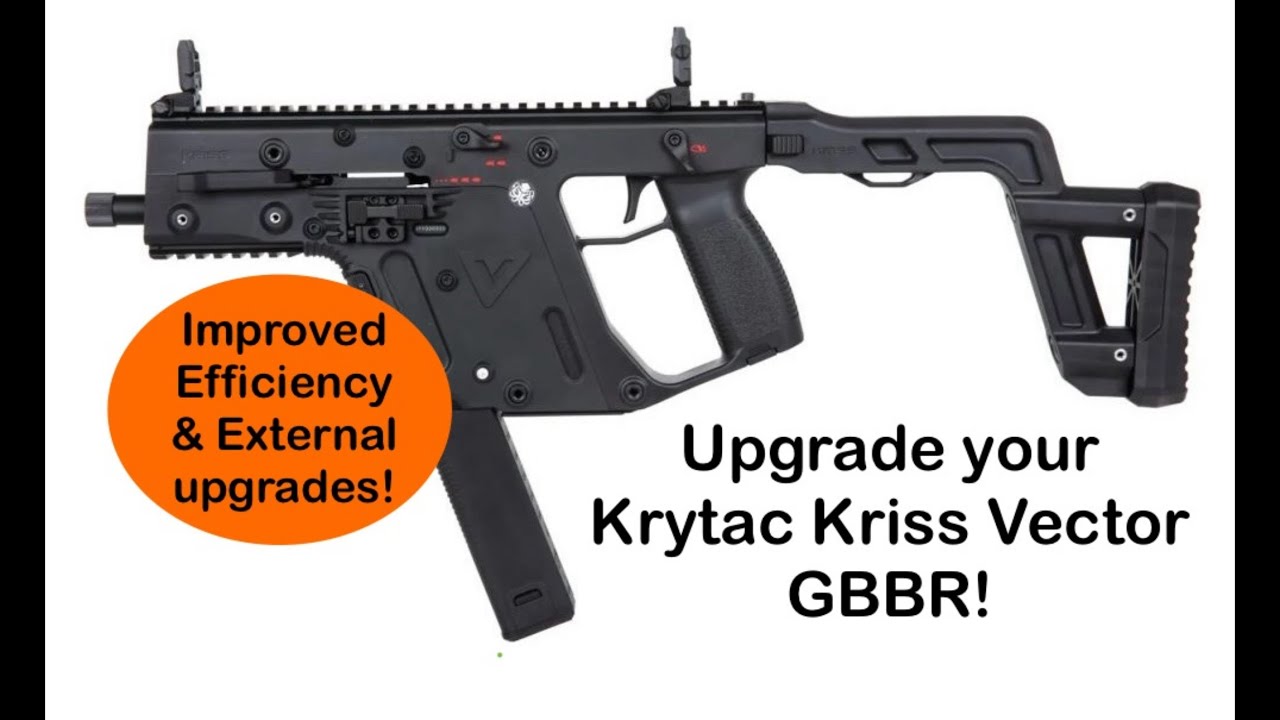 UPGRADE your Krytac kriss vector GBBR! Improve efficiency, and external upgrades! #hrc #airsoft