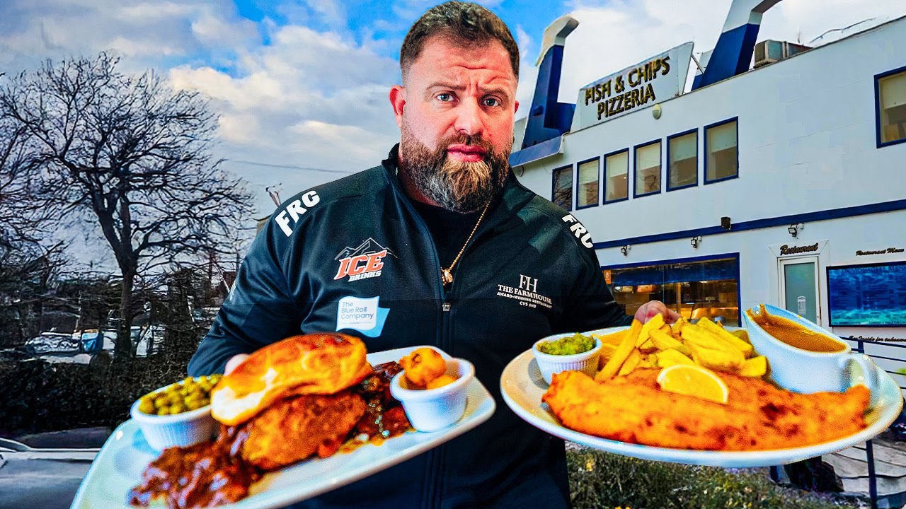 We Visited Scotland&rsquo;s FAMOUS Floating Chippy Boat! BATTERED BAKED POTATO?