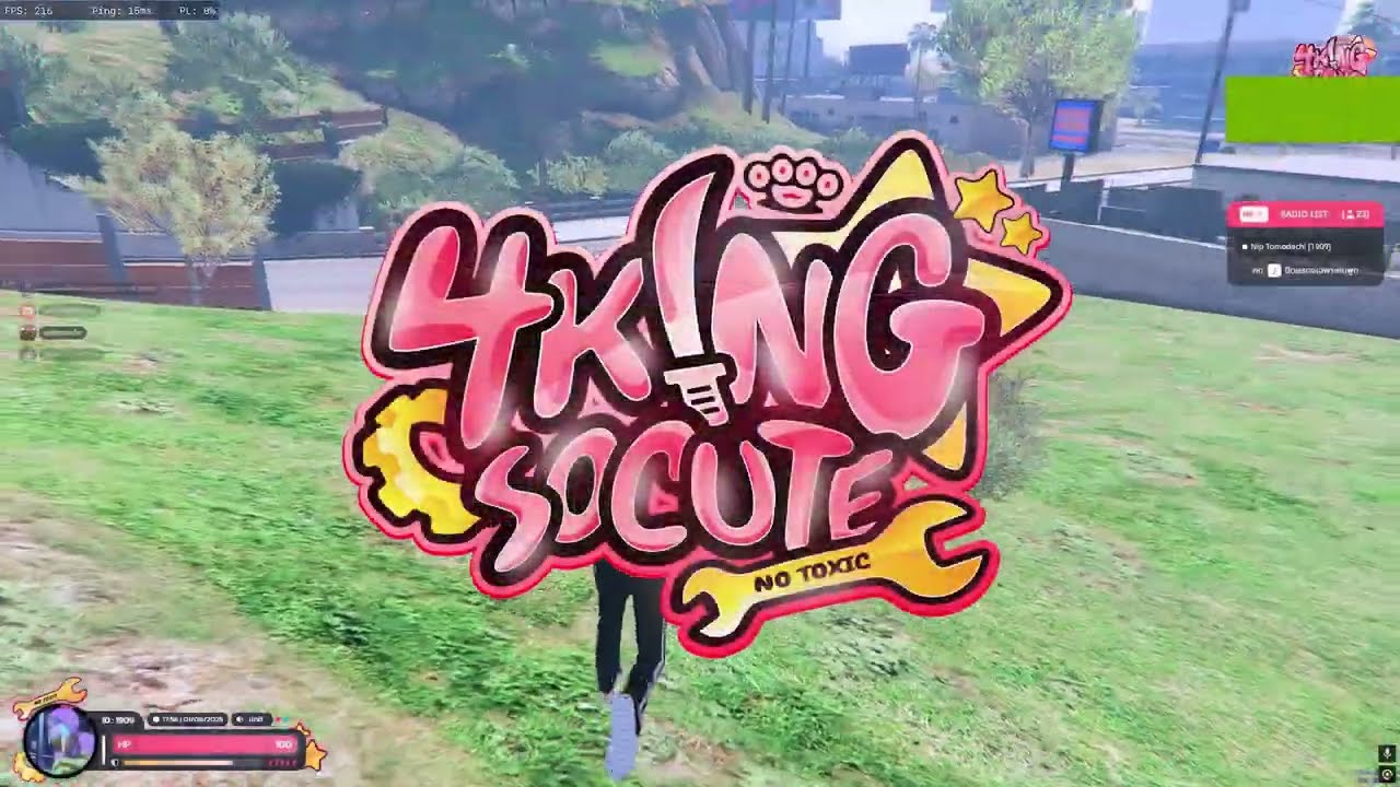 Highlight FiveM ไม้ FPS [4King socute]
