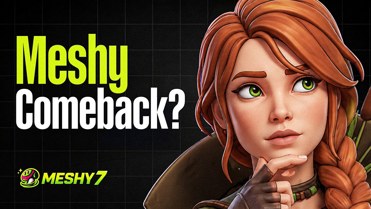 Meshy 7 уже здесь &mdash; это лучший 3D ИИ-генератор на данный момент?