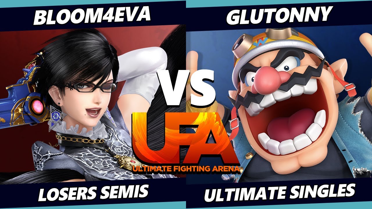 UFA 2022 Losers Semis - Bloom4Eva (Bayonetta, Joker) Vs. Glutonny (Wario) SSBU Ultimate Tournament