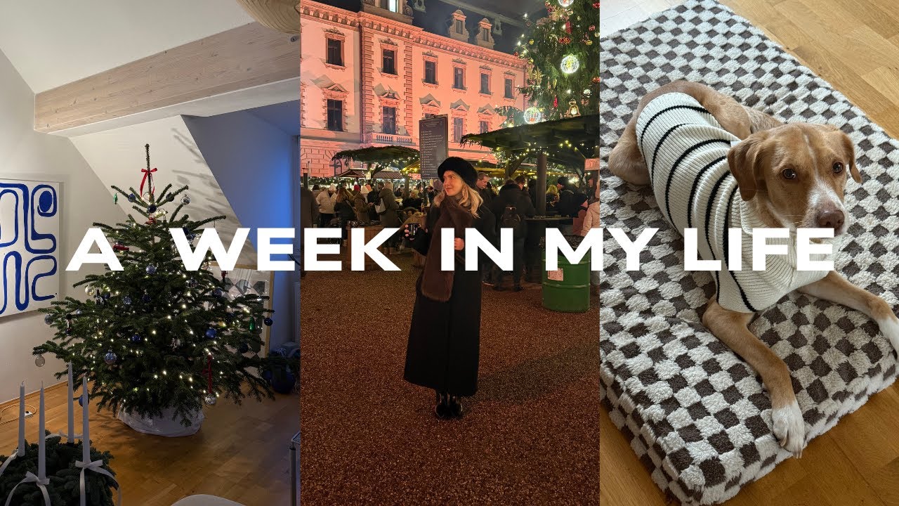 weekly vlog: black friday finds, christmas markets & tree decorating