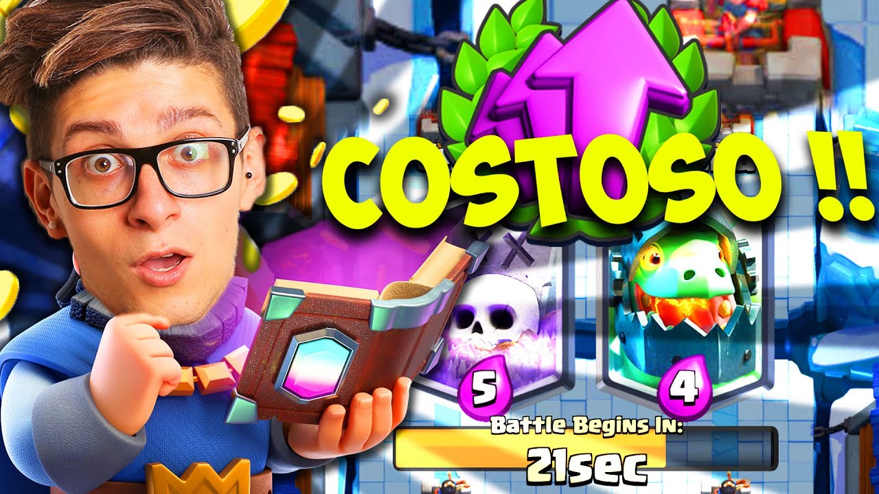 SCELGO SOLO LA CARTE PI&Ugrave; COSTOSE SU CLASH ROYALE !!
