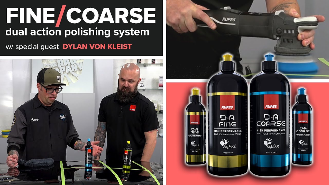 SWIRLS BEGONE! | RUPES DA Coarse & DA Fine Polishing Compound System