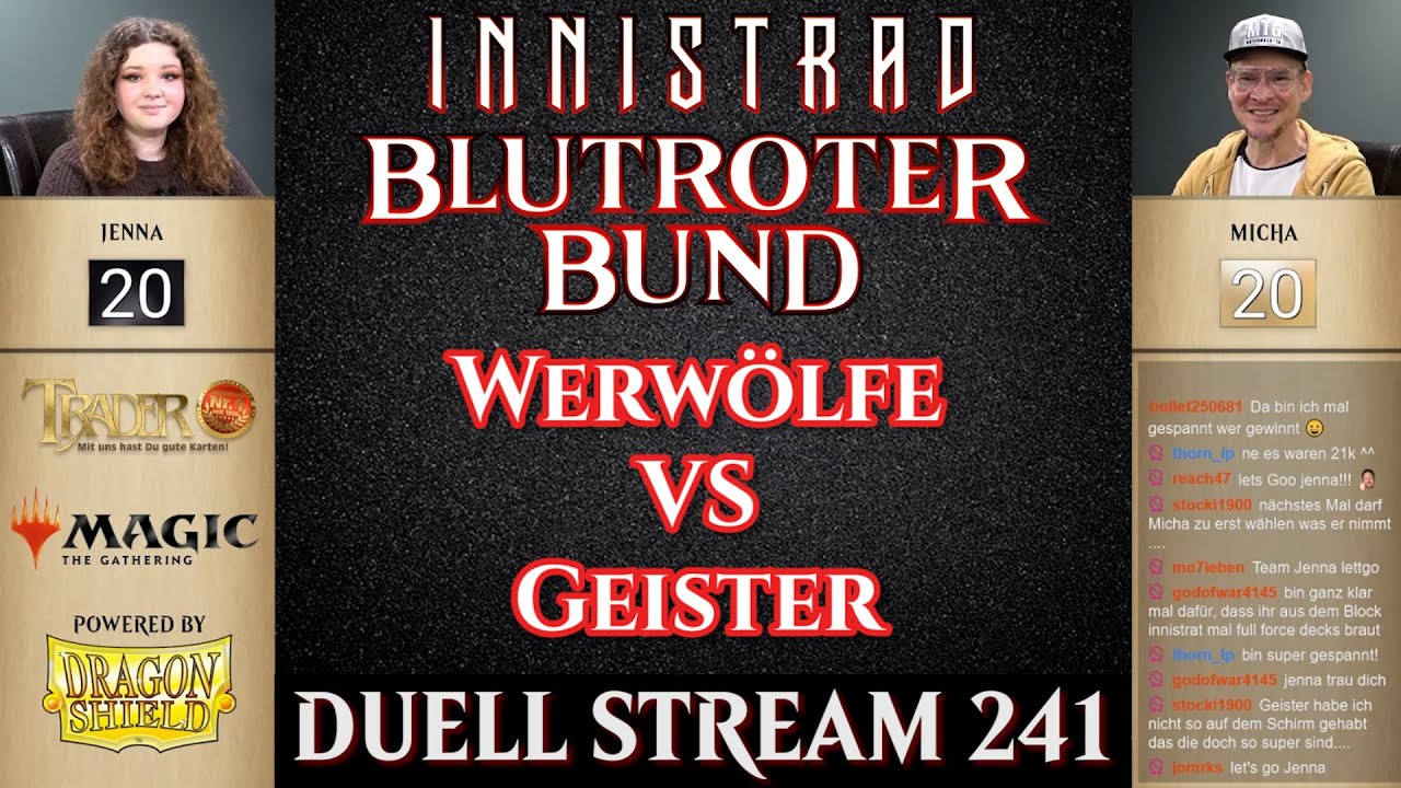 MTG Werewolf VS Geister Duell | Magic the Gathering deutsch | Trader | Werwolf VS Ghost duel match