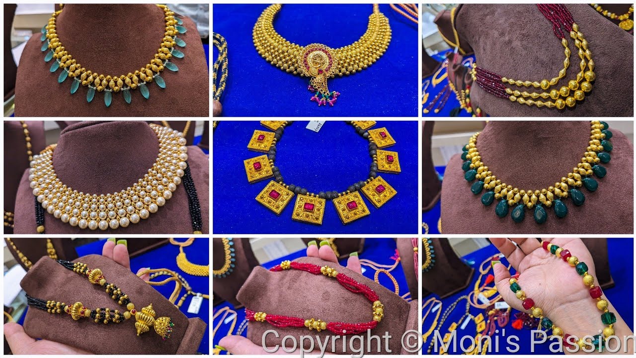 নতুন নেকলেস ১ গ্রাম থেকে গিফ্টের !! new lightweight 22KT TUSHI necklace