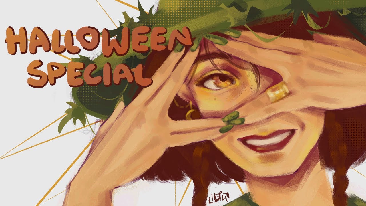 Painting my Witch!🎃(spooky stories)