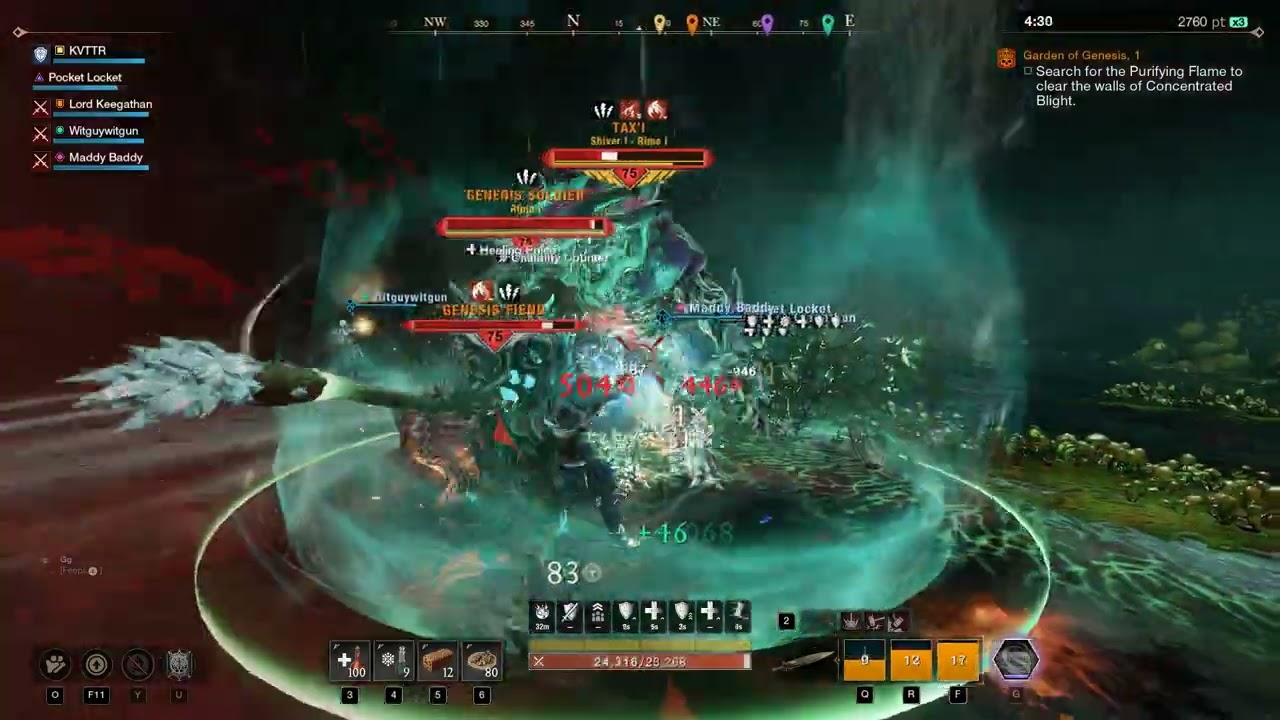 Garden of Genesis Dungeon. Start to Finish. Tank POV. New World Aeternum.