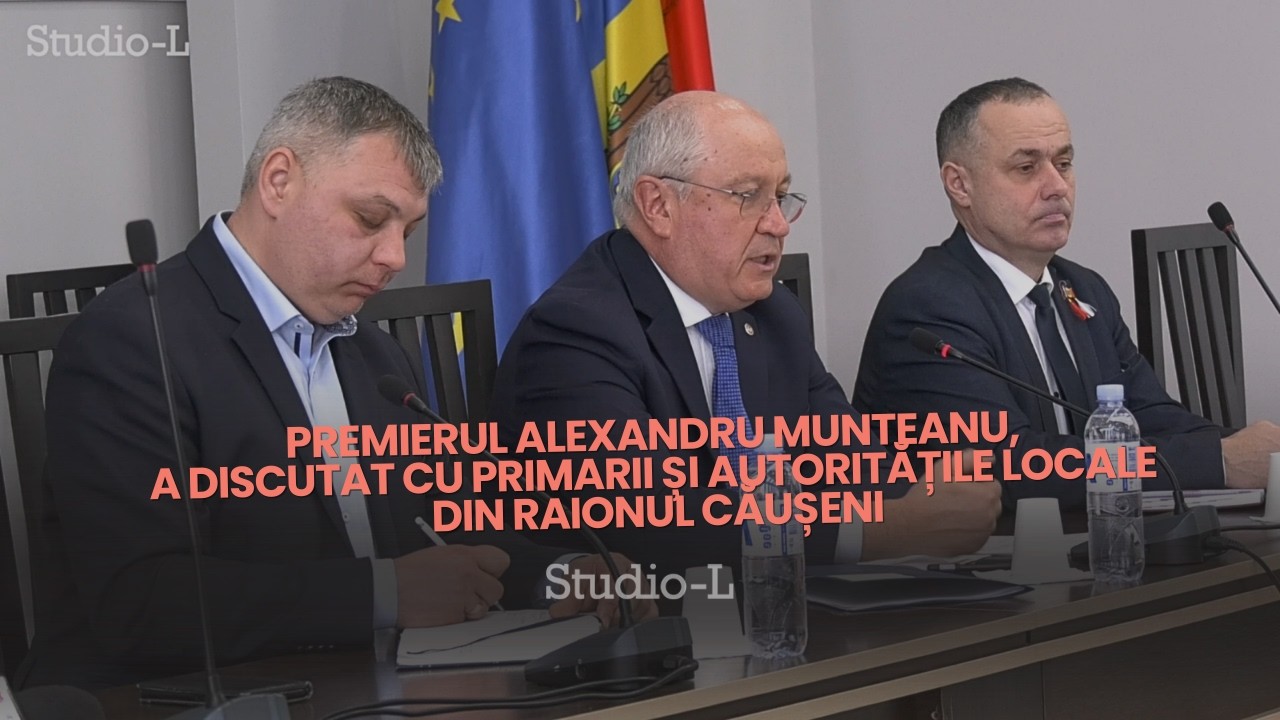 Premierul Alexandru Munteanu, a discutat cu primarii și autoritățile locale din raionul Căușeni