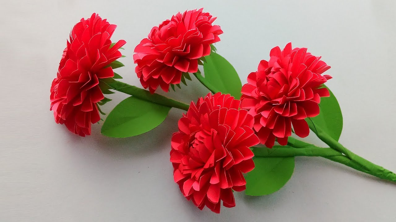 How to make Flower - Flower from Paper materials - DIY Home Decor