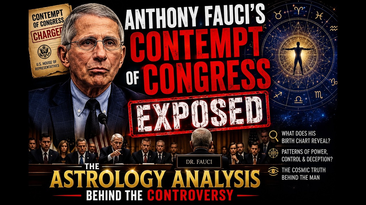 Anthony Fauci&rsquo;s Contempt of Congress EXPOSED &mdash; The Astrology Analysis Behind the Controversy