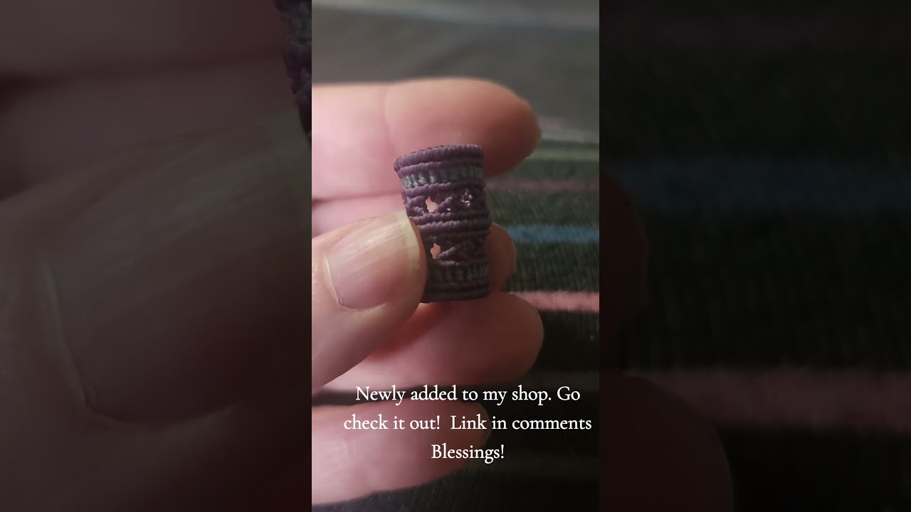 Micromacrame Dreadlock Beads 