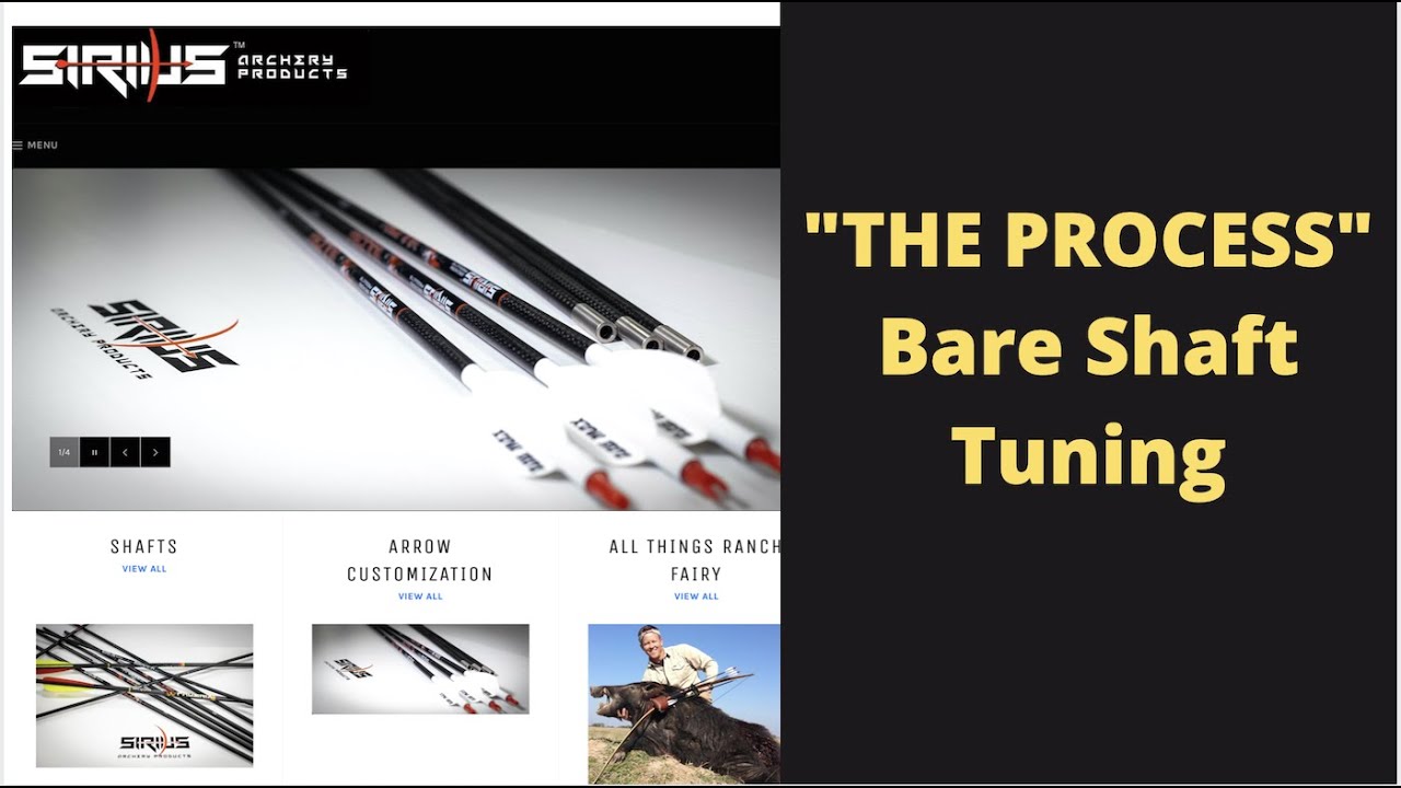 Bare shaft arrow tuning 