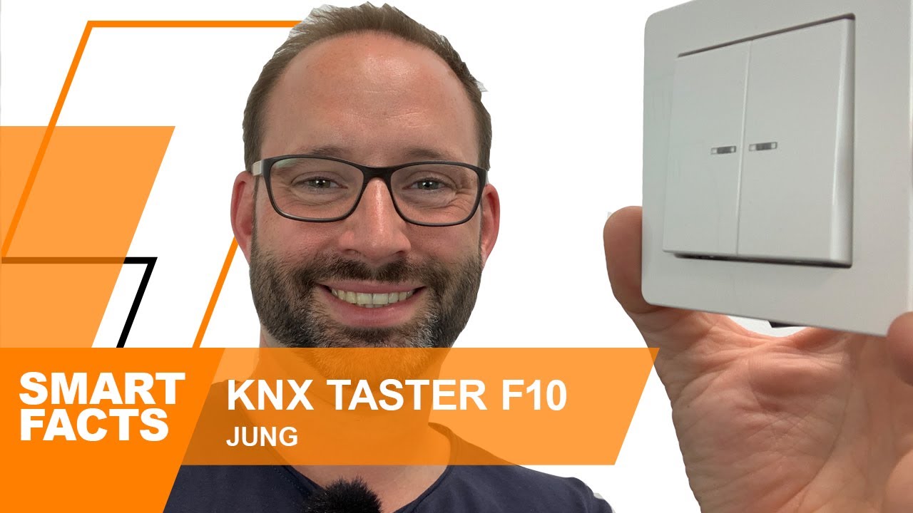 JUNG KNX Taster F10 | Der auff&auml;llig unauff&auml;llige KNX Taster im Schalterdesign | Neuvorstellung