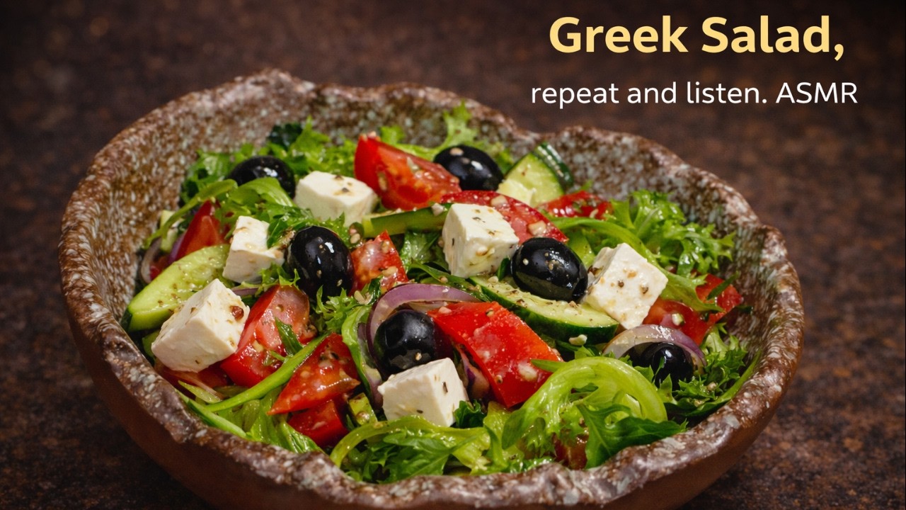 The Crunchiest ASMR Salad
