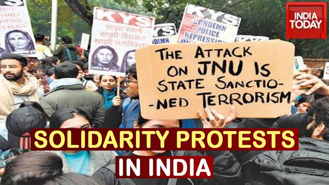 Many Colleges Across India Extend Support To JNU After What Went Down On Sunday