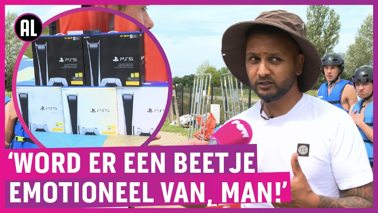 ZIEN: Cha Chi Versaci viral met weggeven Playstations aan kids